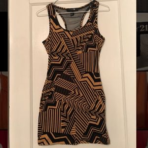 Fun printed racer back dress